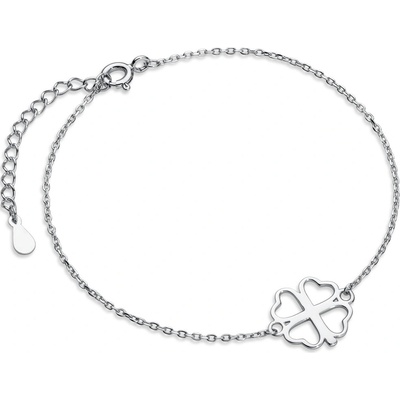 Lunica Stříbrný náramek ČTYŘLÍSTEK 0179