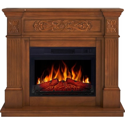 ArtiFlame Elektrický volně stojící krb 1800 W 106,6 x 92,5 x 37 cm hnědý