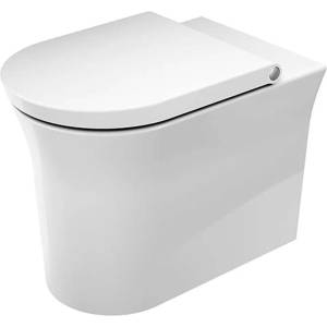 Duravit White Tulip - Тоалетна с висока седалка, изход отзад, без ръб, бяла 2001090000 (2001090000)