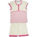 Key dievčenské pyžamo biela růžová 05A