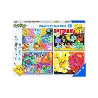 Ravensburger Pokemon puzzle 4x100pcs