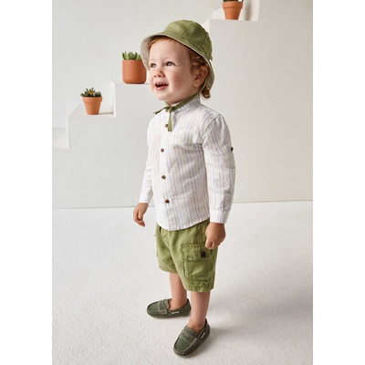 Mayoral Kraťasy s kapsami Tencel khaki