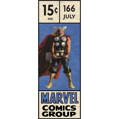 Komar Vliesová fototapeta Thor Retro Comic Box rozměry 100 x 280 cm
