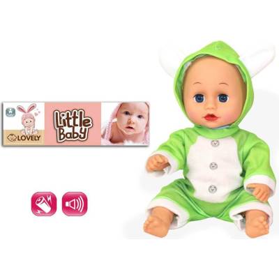 Armtoys КУКЛА БЕБЕ С 4 ЗВУКА И ЗЕЛЕН ГАЩЕРИЗОН 27 СМ В ПЛИК