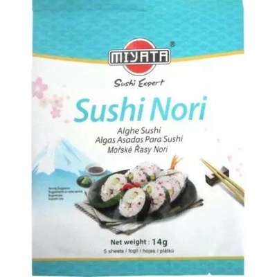 Miyata morské riasy nori 5plátkov 14 g