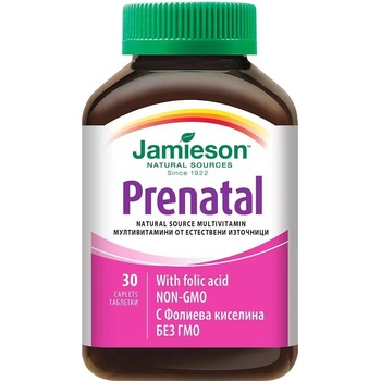 Jamieson Prenatal Мултивитамини за бременни, 30 таблетки, Jamieson