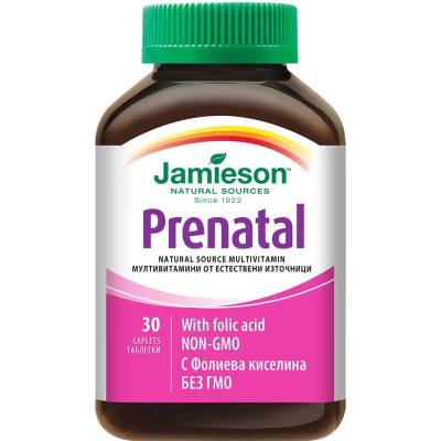 Jamieson Prenatal Мултивитамини за бременни, 30 таблетки, Jamieson