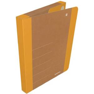 DONAU Кутия за тетрадки DONAU Life A/4 3 cm картон с велкро неоново оранжево-кафяво U2074001FSC-12 (2074001FSC-12)