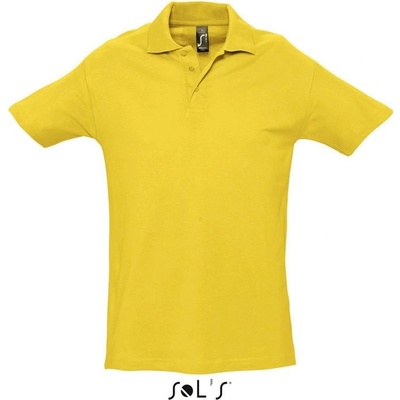 Pánská bavlněná polokošile Spring zlatá