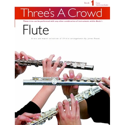Three's A Crowd Flute Book 1 Easy Intermediate