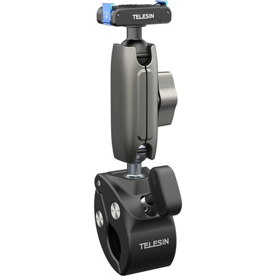 Telesin Držák svěráku Magic Arm pro motor kola pro DJI Action 5 Pro 4 3 Osmo 360 / S3-hbm-14-tdj