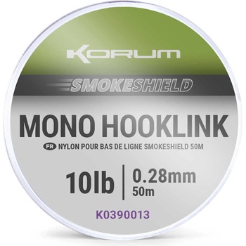 KORUM Smokeshield Mono Hooklink 50 m 0,23 mm 6 lb