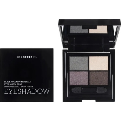 KORRES Дълготрайни сенки за очи с вулканични минерали , Korres Black Volcanic Minerals Eyeshadow The Naked Smokey 5g