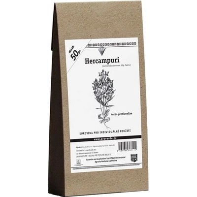 Oro Verde Hercampuri Gentianella alborosea Gilg. Fabris. Herba sušená řezaná nať 50 g