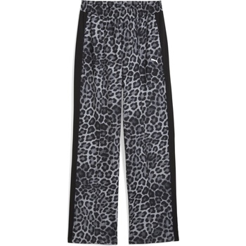 Image 1 of PUMA Дамски анцуг Puma Womens T7 Leo Luxe All Over Print Open Hem Joggers - Blk Leopard