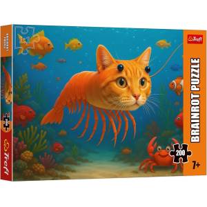 Trefl Пъзел Trefl от 200 части - Подводна котка (13366) - ozone