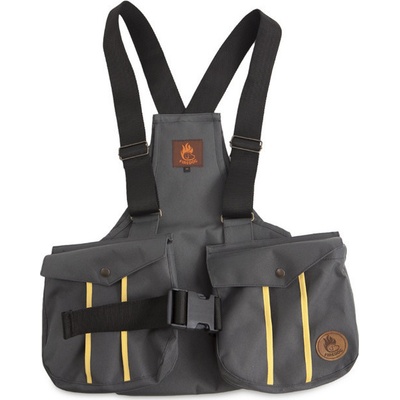 Firedog Dummy vesta Trainer s plastovou sponou tmavě Velikost: S