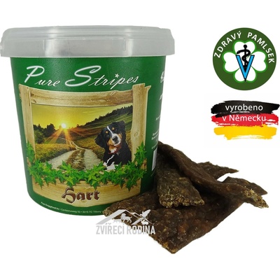 Wallitzer Sušené masové libové proužky kyblík jelen 250 g
