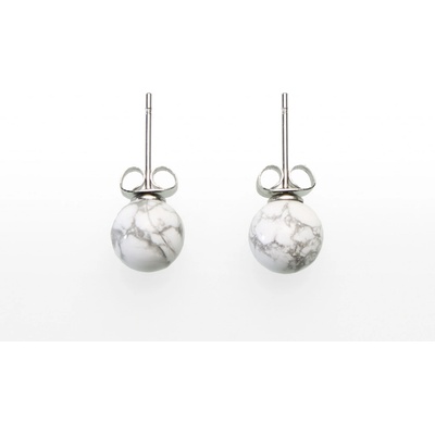 SVĚT KAMENŮ s.r.o. Magnezit náušnice kulička 00248068