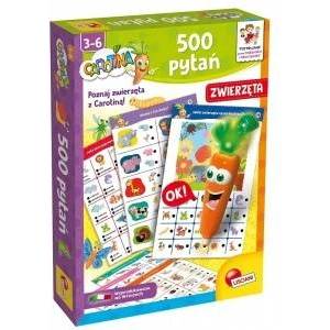 Lisciani giochi Carotina 500 questions Animals 10155 LISCIANI