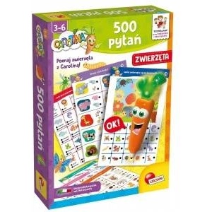 Lisciani giochi Carotina 500 questions Animals 10155 LISCIANI