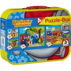 Schmidt Spiele - Puzzle 4v1 Benjamin Kvítko in a metal case - 100 piese