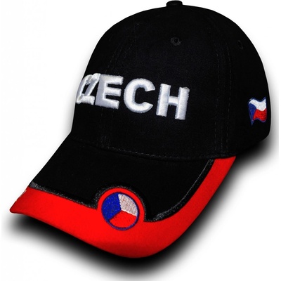 SP CZECH s kulatou vlajkou černá