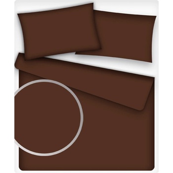 Jednobarevná bavlněná látka barva HNĚDÁ 26