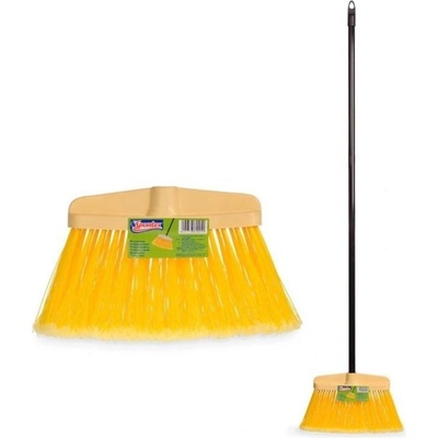 Spontex vonkajšia metla žltá s tyčou