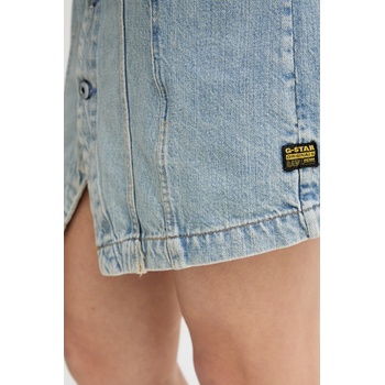 G-Star RAW рокля от деним Kick Bustier (D28505.E352)