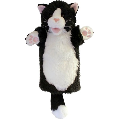 The Puppet Company Кукла за куклен театър The Puppet Company - Котка, черно и бяло, 40 cm (6003)