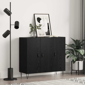 vidaXL Служебен шкаф Черния дъб 90 x 32, 5 x 80 см Инженерна дървесина (879584)