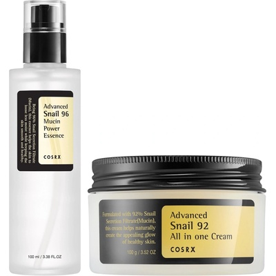 Cosrx Sada Snail Repair Duo Esencia so slimačím slizom 100 ml + multifunkčný krém so slimačím slizom 100 g
