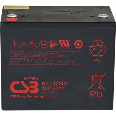 CSB GPL12800 12V, 80Ah