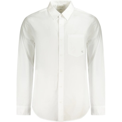 Calvin Klein Риза с дълъг ръкав за мъже calvin klein, Размер s, Цвят Бяло (lv040qm160_biyaa)