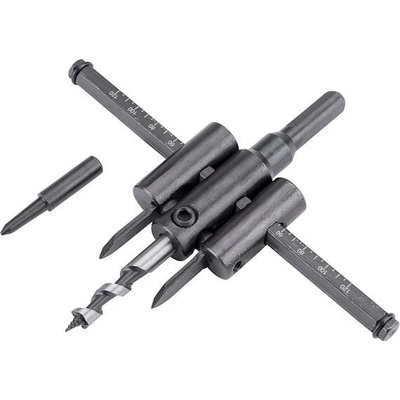Vrták nastavitelný vykružovací do dřeva s 2břity, Ř30-120mm EXTOL-CRAFT