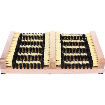 Merco rohožka antuková drevená, postranné kartáče