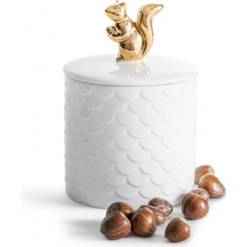 SAGAFORM Multifunkčná dekoratívna dóza Squirrel 450 ml porcelán 5017703