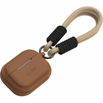 TECH-PROTECT SILICONE ROPE APPLE AIRPODS PRO 1 / 2 CHOCOLATE BROWN (5906302313242)