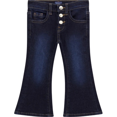 Guess Детски дънки Guess - С избелен ефект, тип чарлстон, черни, 12 м (20254-K5BA00-D4CA0-RPZH-12M)