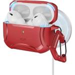 ESR CYBER ARMOR HALOLOCK силиконов калъф с карбонова шарка + лента за ръка, MagSafe, PIROS Apple AirPods Pro 1-2 GP-181237 (GP-181237)