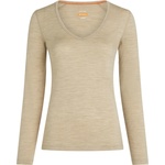 Icebreaker Дамско мериносово термобельо Icebreaker Women's Merino 200 Oasis L/S V Neck Merino base layer - Bay Heather (115-2821-0113)