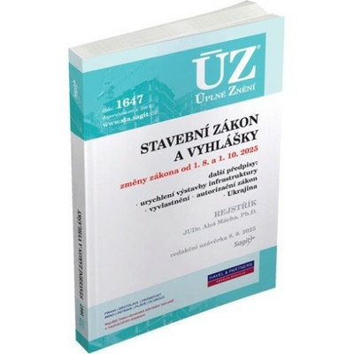 ÚZ 1647 Stavební zákonSagit