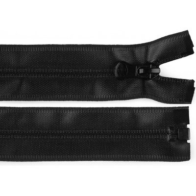 Prima-obchod Voděodolný zip No 7 délka 50 cm spirálový, barva černá – Zboží Mobilmania