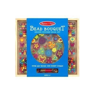 Melissa & Doug Комплект Букет от дървени мъниста, Melissa and Doug, 000772141697