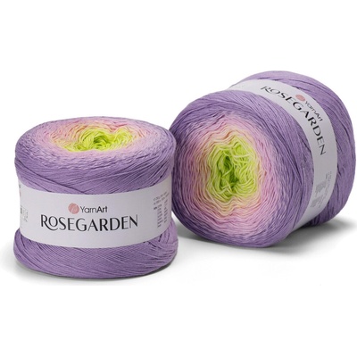 Yarn Art Rosegarden 312 jarní zelená, žlutí, růžová, lila, fialová