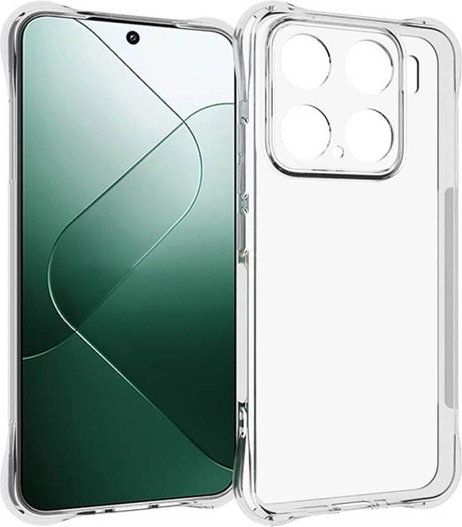 GKK Противоударен Силиконов Калъф за Xiaomi 15, Shockproof Case, Прозрачен (5966011277741)