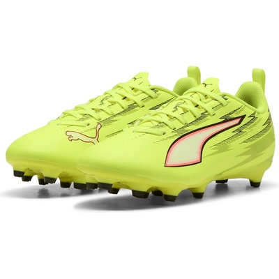 PUMA Футболни бутонки Puma Kids PUMA Ultra 5 Play Firm Ground Football Boots - Yellow/Black