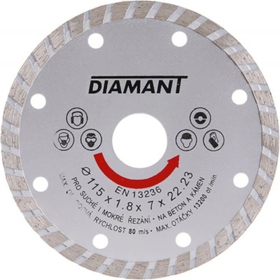 FESTA Kotouč diamantový DIAMANT 115x1.8x22.2mm TURBO