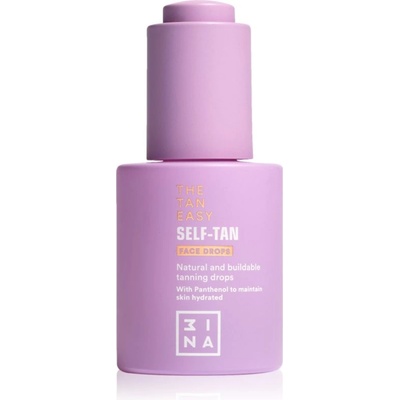 3INA The Tan Easy Self-Tan Face Drops автобронзантни капки за лице 30ml